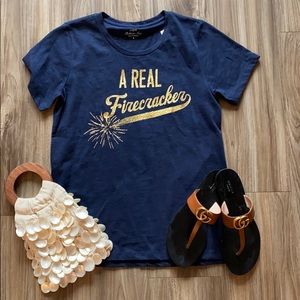 J. Crew Firecracker T-shirt NWT